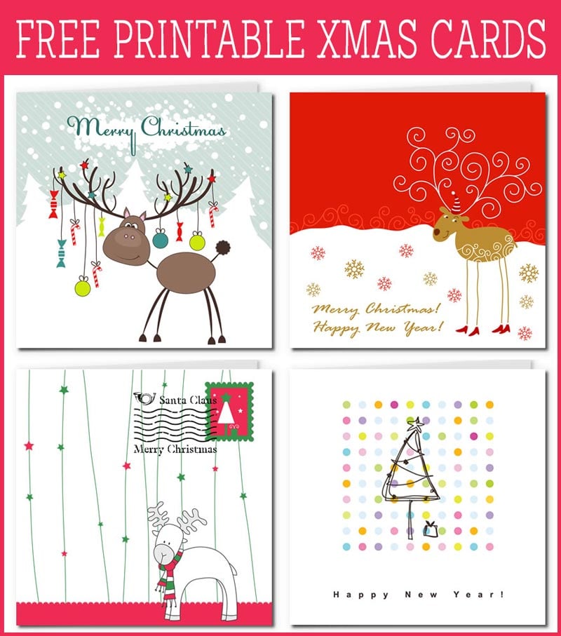 Christmas Cards Free Printables Online