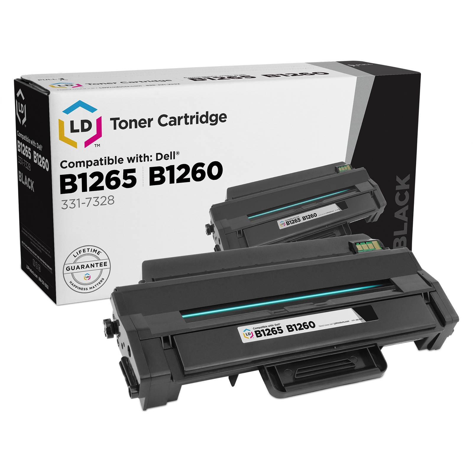Photos - Ink & Toner Cartridge Dell DRYXV Laser - Compatible Black 331-7328 