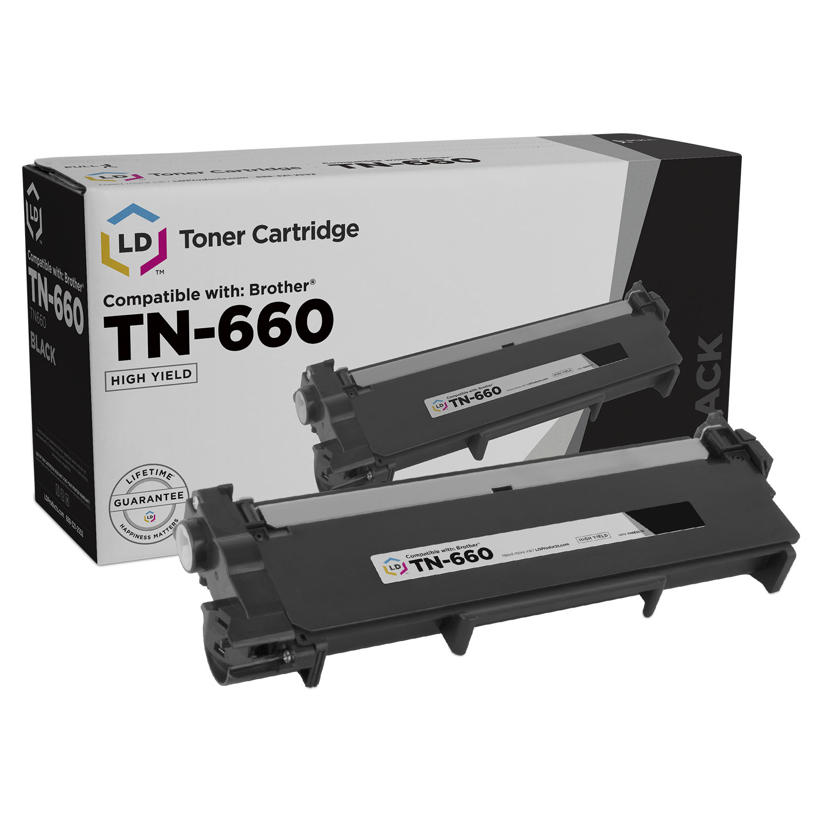 Photos - Ink & Toner Cartridge Brother TN660 Laser - Compatible HY Black TN660 