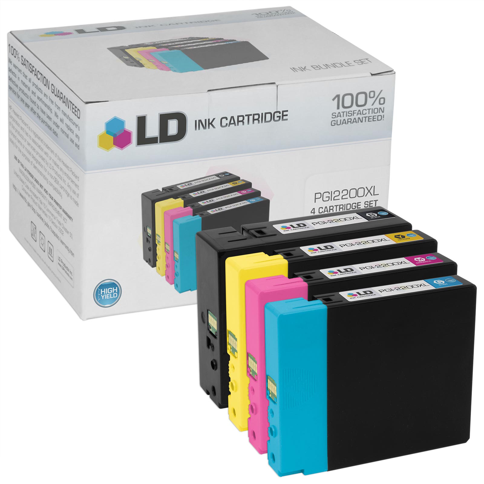 Photos - Ink & Toner Cartridge Canon PGI-2200XL Ink - Compatible HY Set 9255B001 