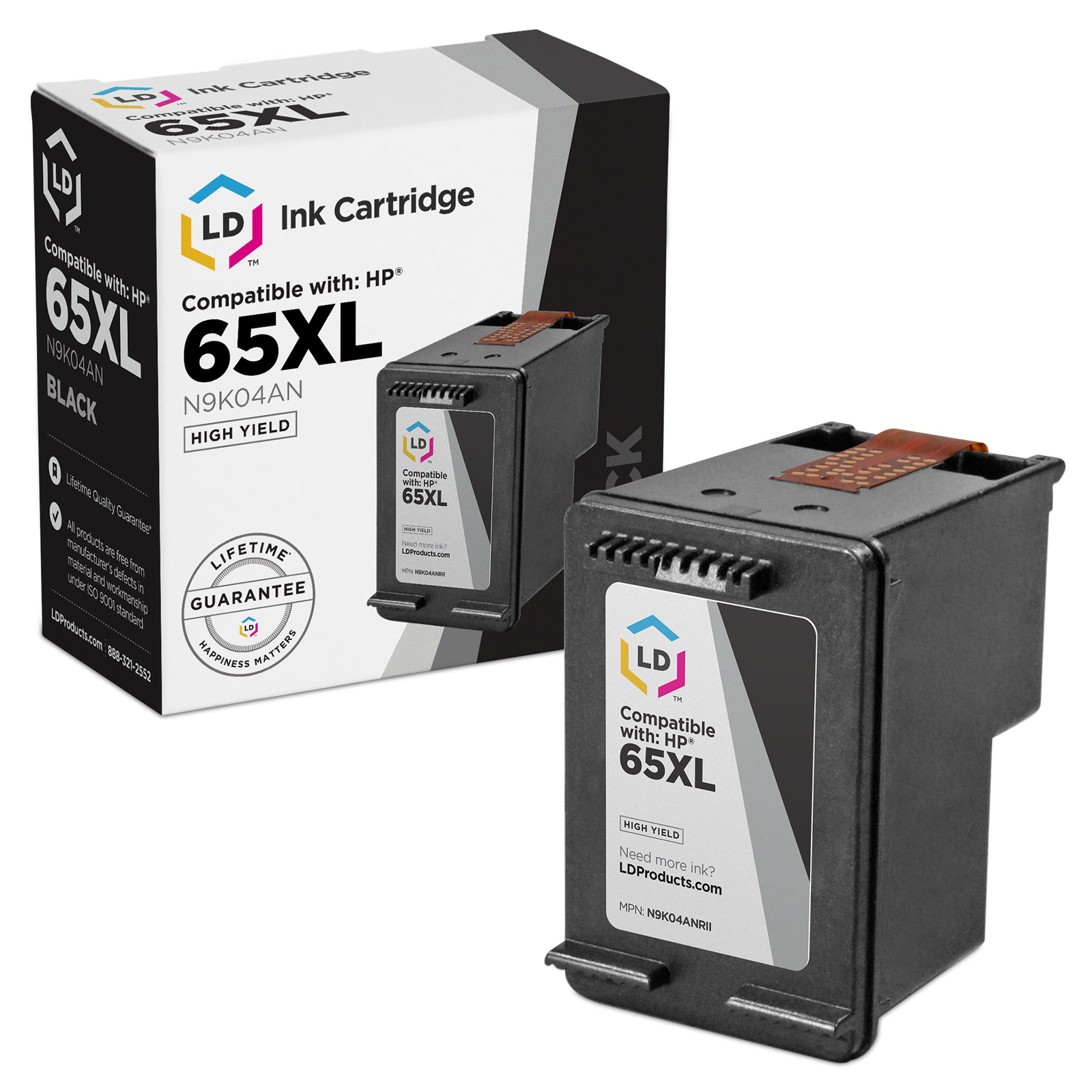Photos - Ink & Toner Cartridge HP 65XL Ink - Remanufactured HY Black N9K04AN 