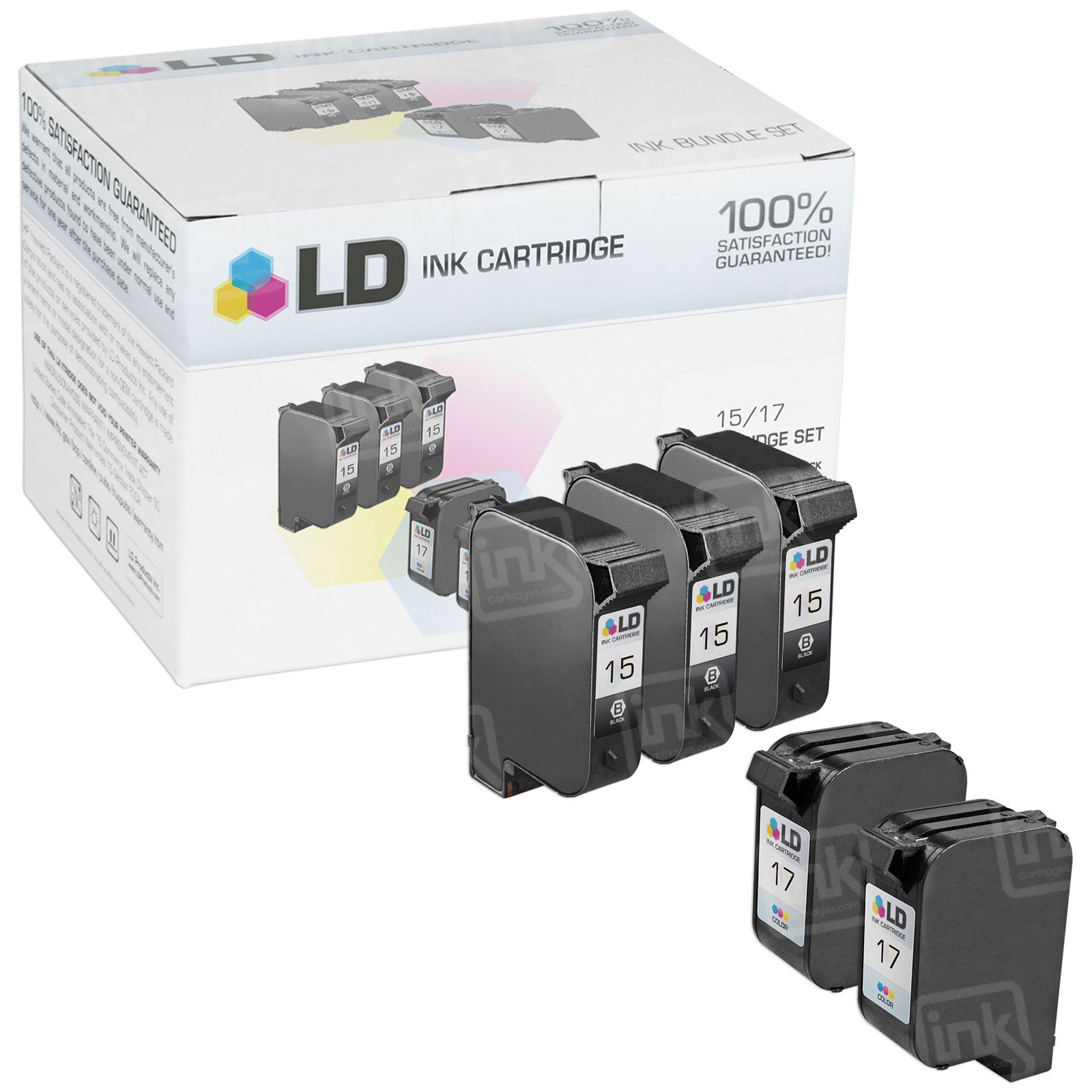 LD Remanufactured Black Ink Cartridge for HP 62 (C2P04AN)