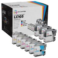 Compatible LC103 Set of 9 HY Ink cartridges for Brother