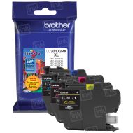 Original Brother HY Ink, LC30173PK Set of 3: 1 of C/M/Y