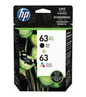 Original HP L0R48AN Black/Tri-Color Ink, 63XL