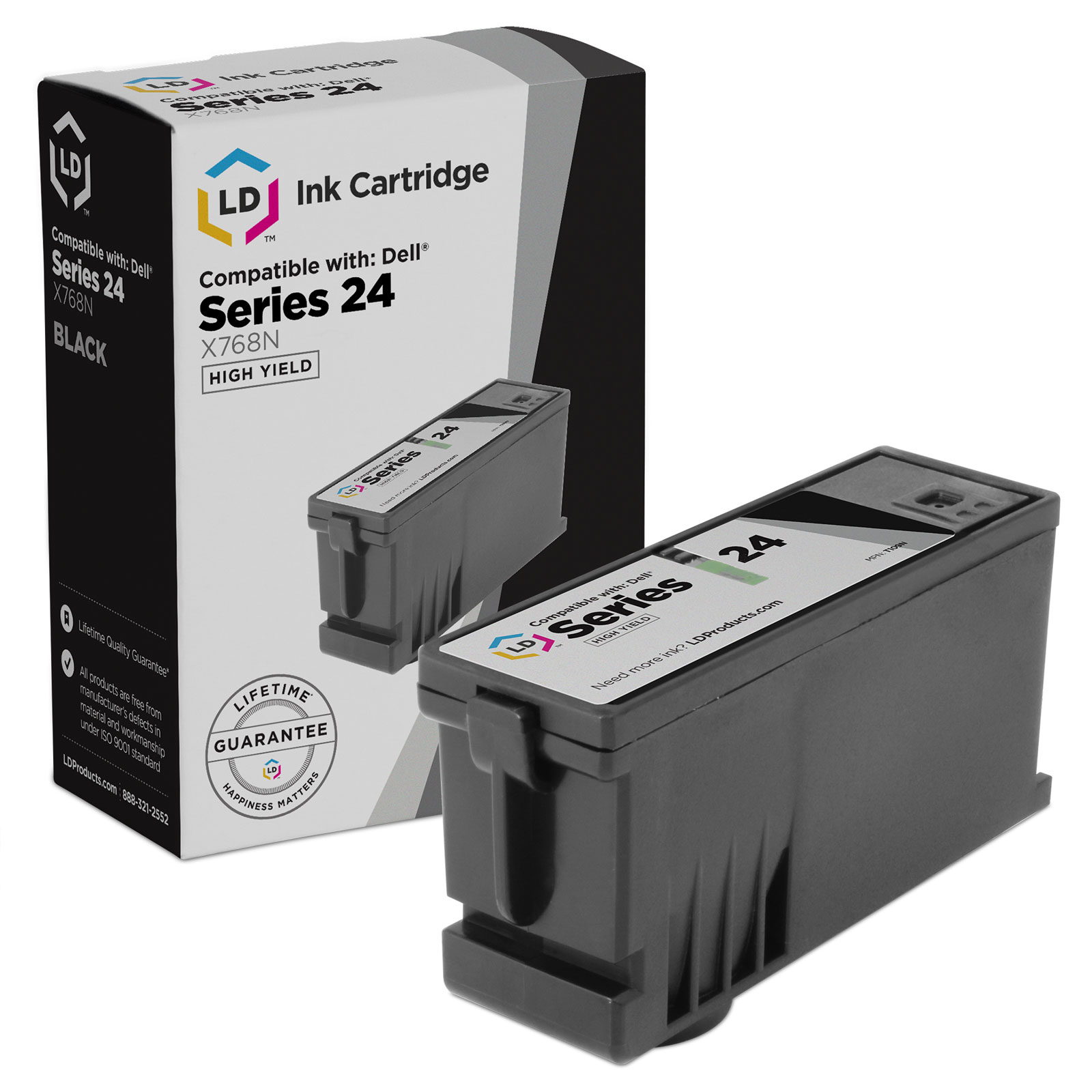Photos - Ink & Toner Cartridge Dell T111N Ink - Compatible HY Black X768N 