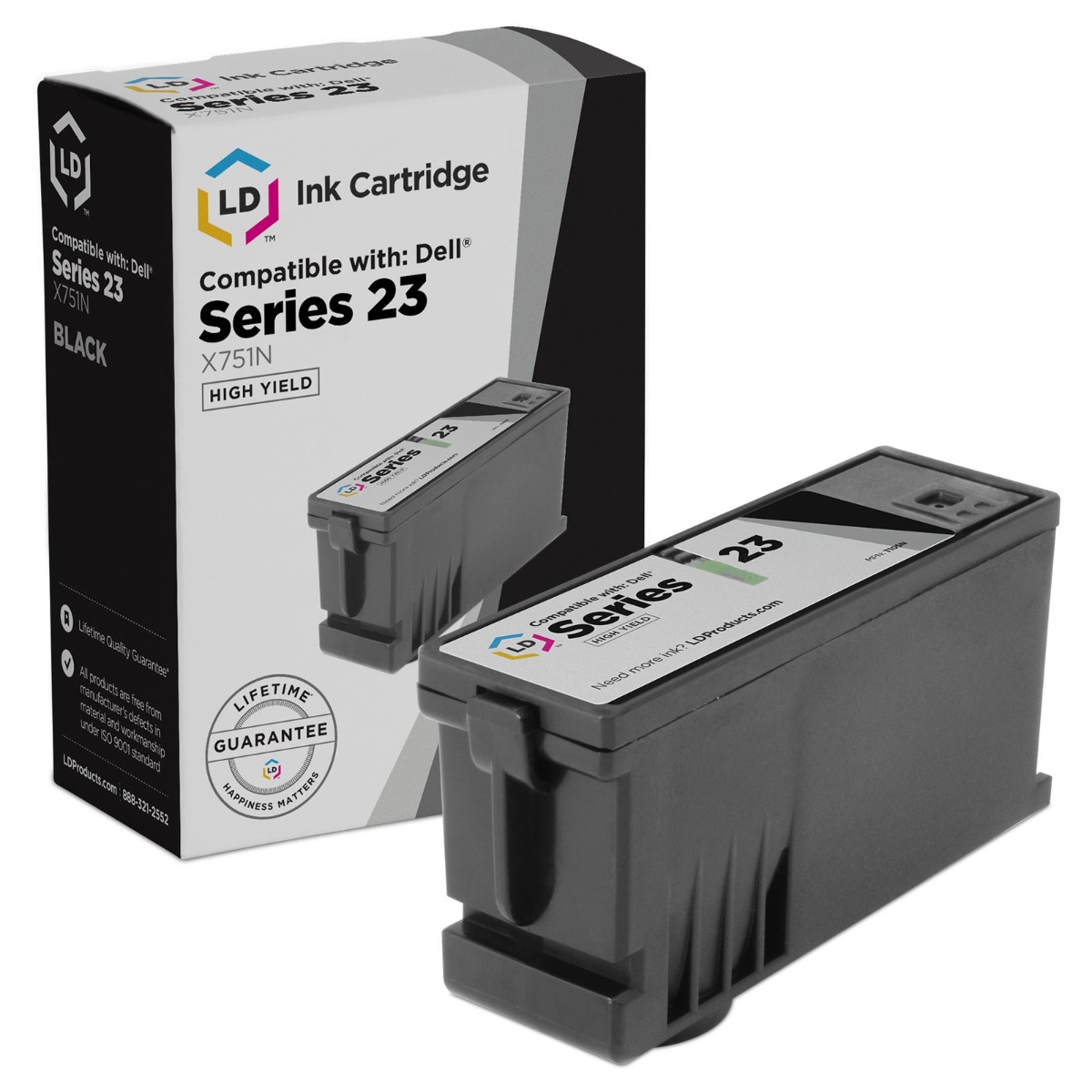 Photos - Ink & Toner Cartridge Dell T107N Ink - Compatible HY Black X751N 