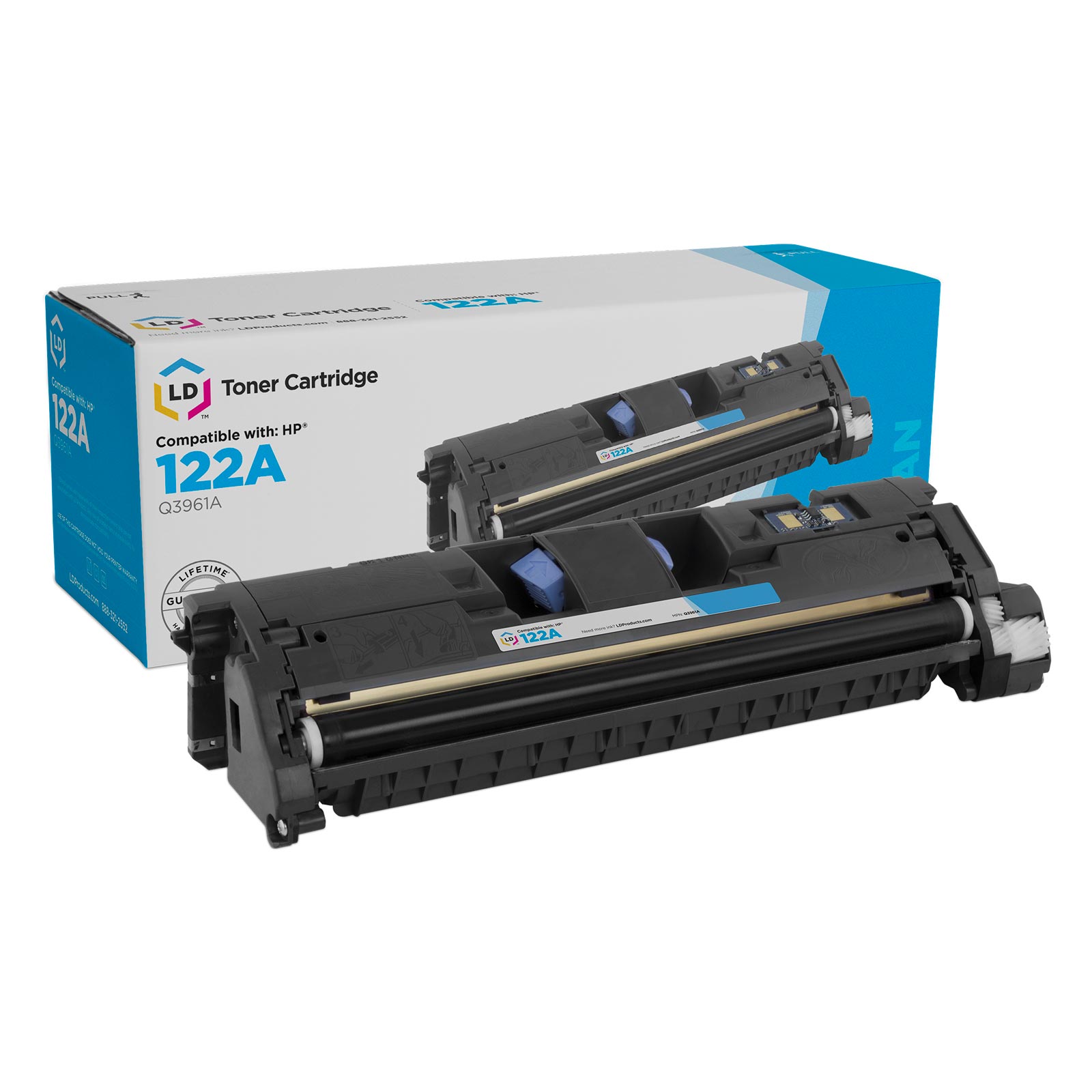 Photos - Ink & Toner Cartridge HP 122A Laser - Compatible Cyan Q3961A 