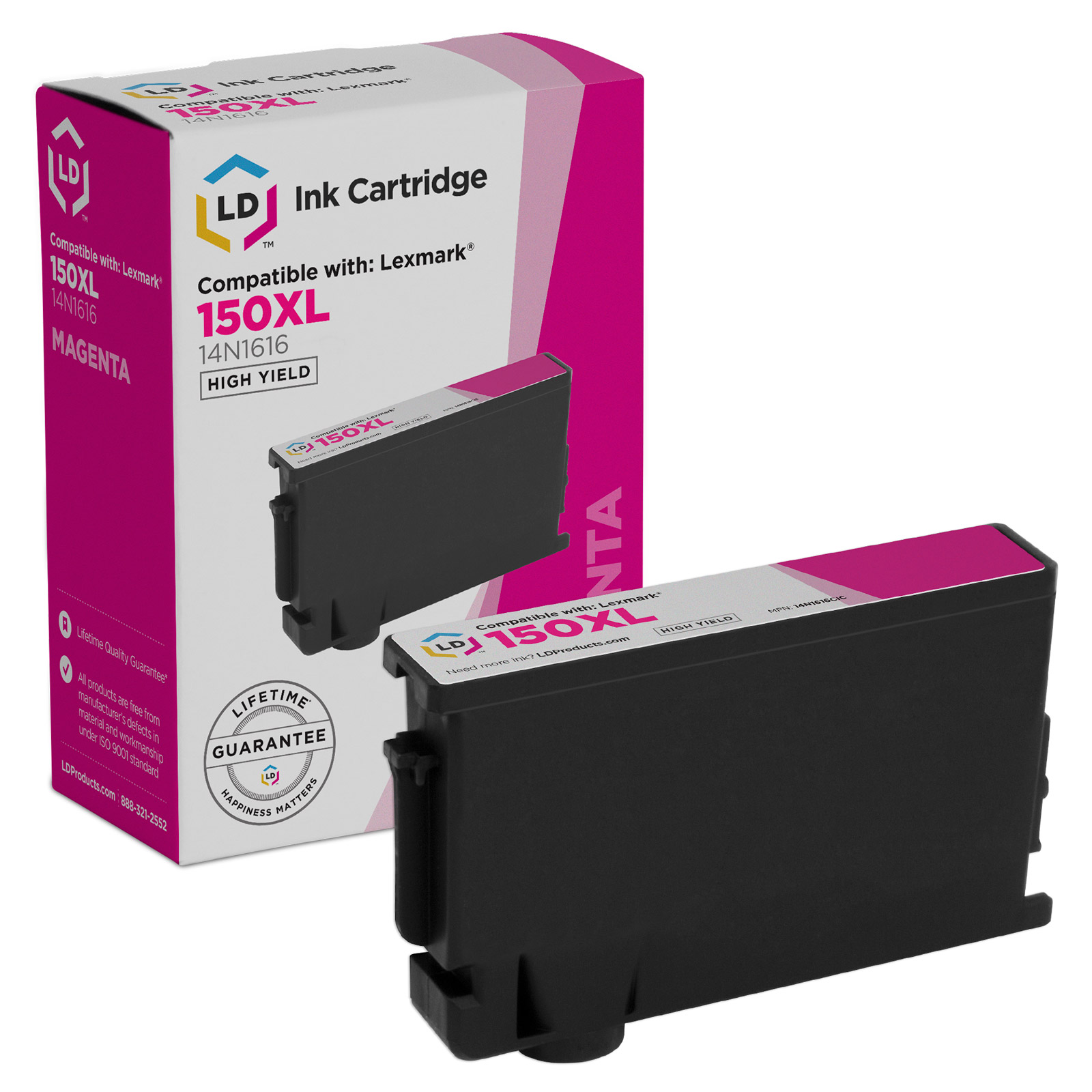 Photos - Ink & Toner Cartridge Lexmark 150XL Ink - Compatible HY Magenta 14N1616 
