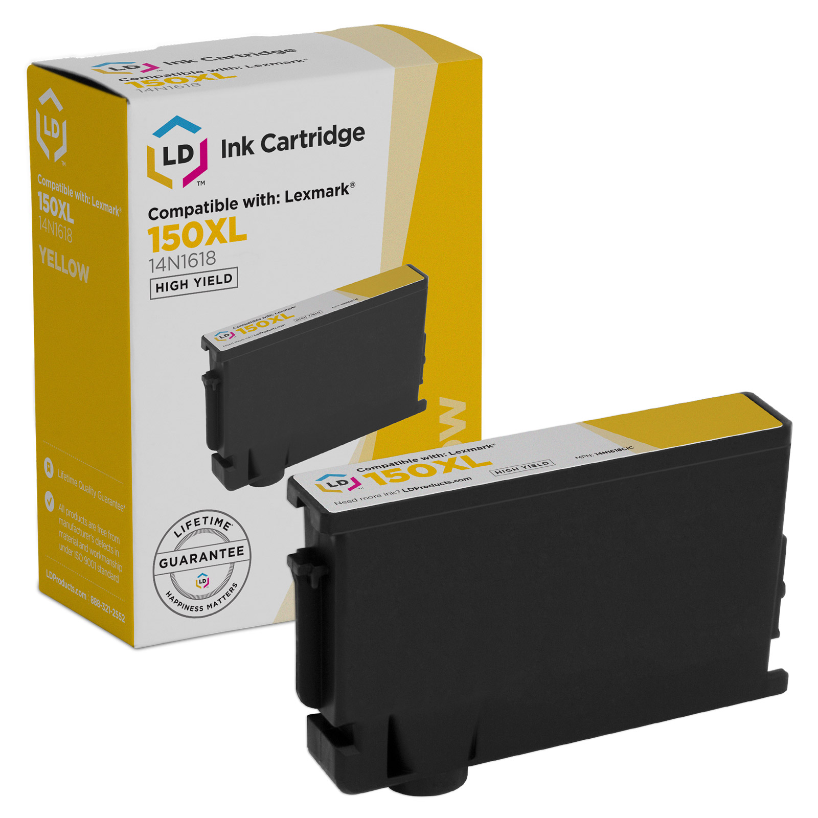 Photos - Ink & Toner Cartridge Lexmark 150XL Ink - Compatible HY Yellow 14N1618 